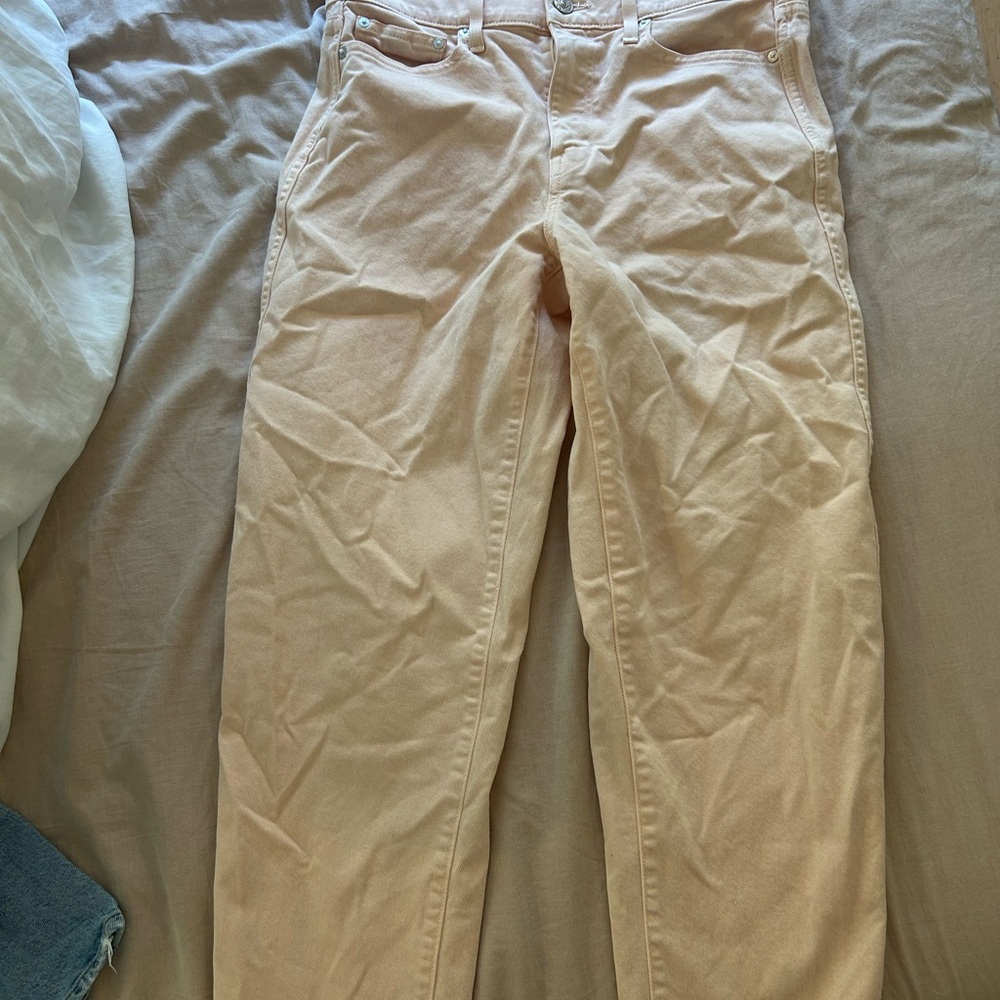 AYR All Year Round Women's Barrel Jeans Sz 28 Pink The Beat Drop Tapered 31x25